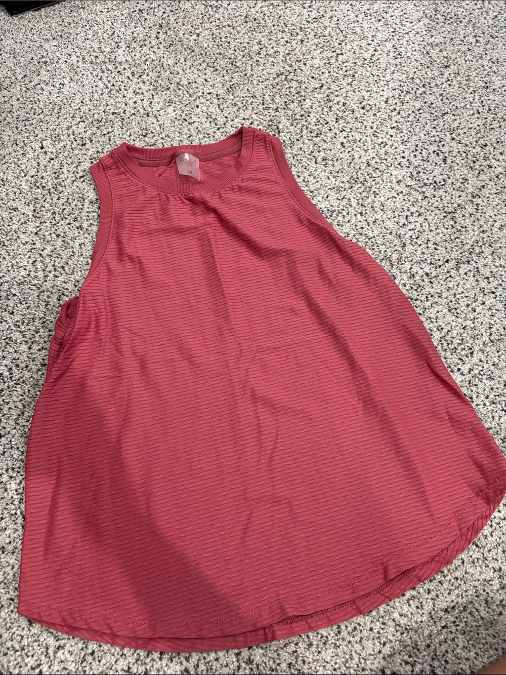 CALIA by Carrie Underwood Ribbed Sleeveless Tank - Rose